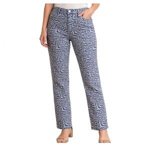 Levi's Women's Middy Straight Jeans in Geometric Print